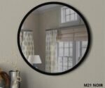 Miroir rond de 60m noir afridiscount senegal dakar