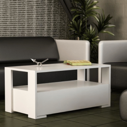 Table basse blanche afridiscount.com