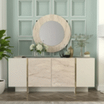 buffet console avec miroir tres beau afridiscount