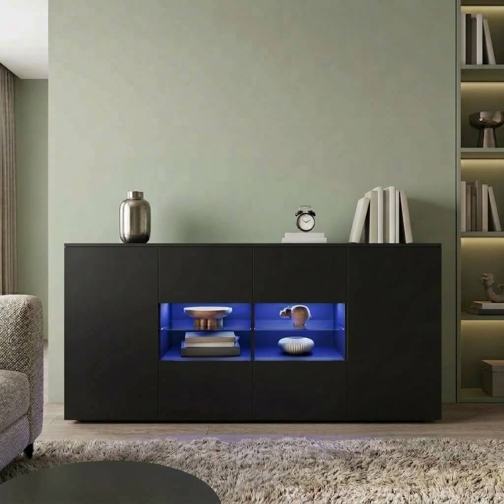 buffet noir led Buffet Panama noir - Afridiscount Dakar