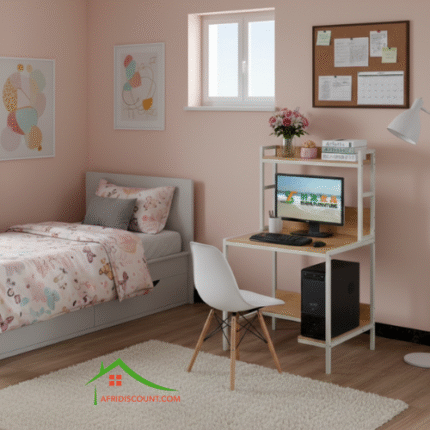 Table d'ordinateur plus chaise tres pratique et fonctionnel